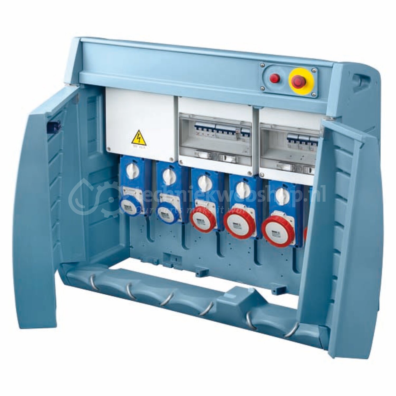 Gewiss 68 WIRED Q-DIN/Q-BOX - GW68493 / Q-BOX6 ACS TB-T 6 SOC. SBF 33 ...