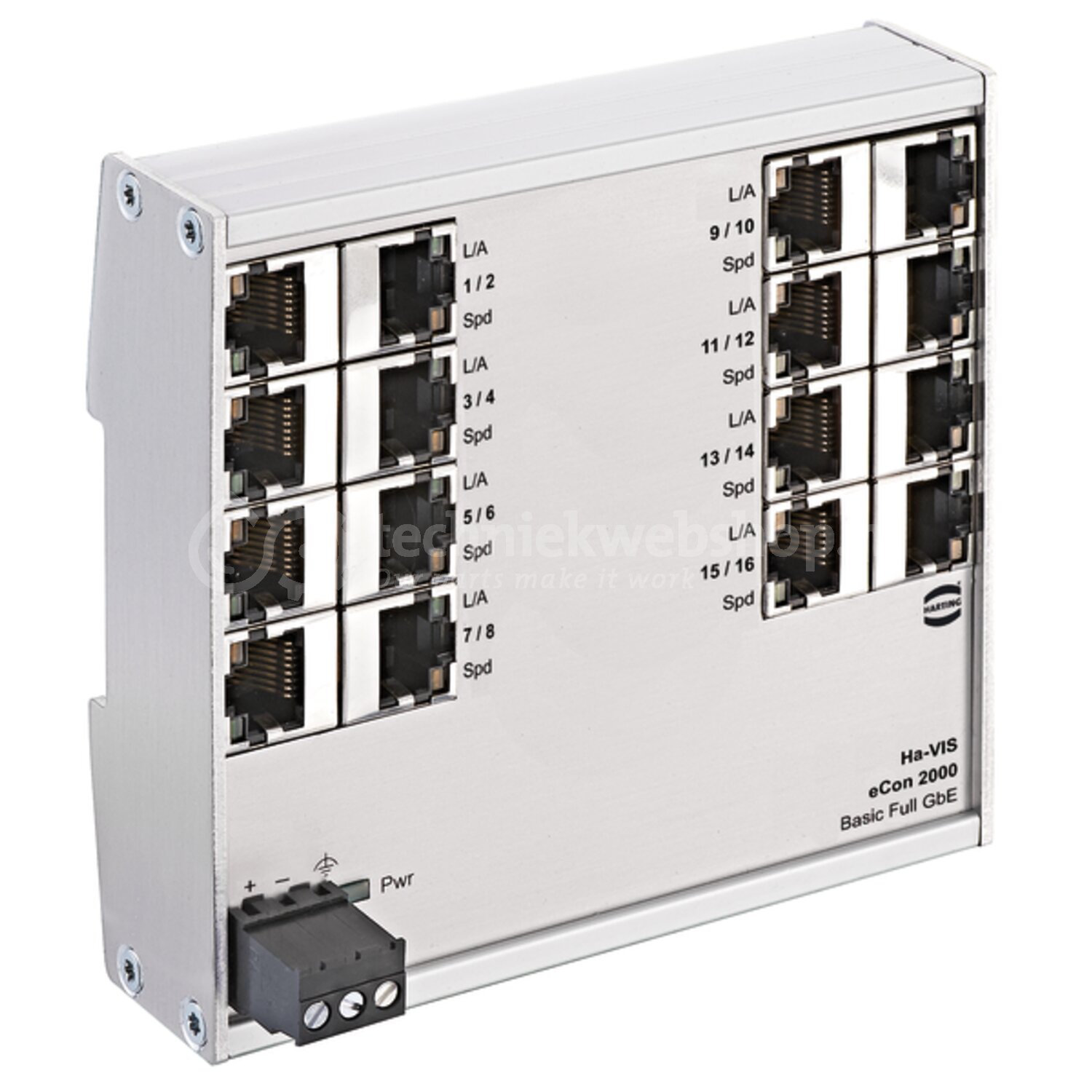 HARTING Industrial Ethernet Switches, Unmanaged, Full Gigabit Ethernet ...