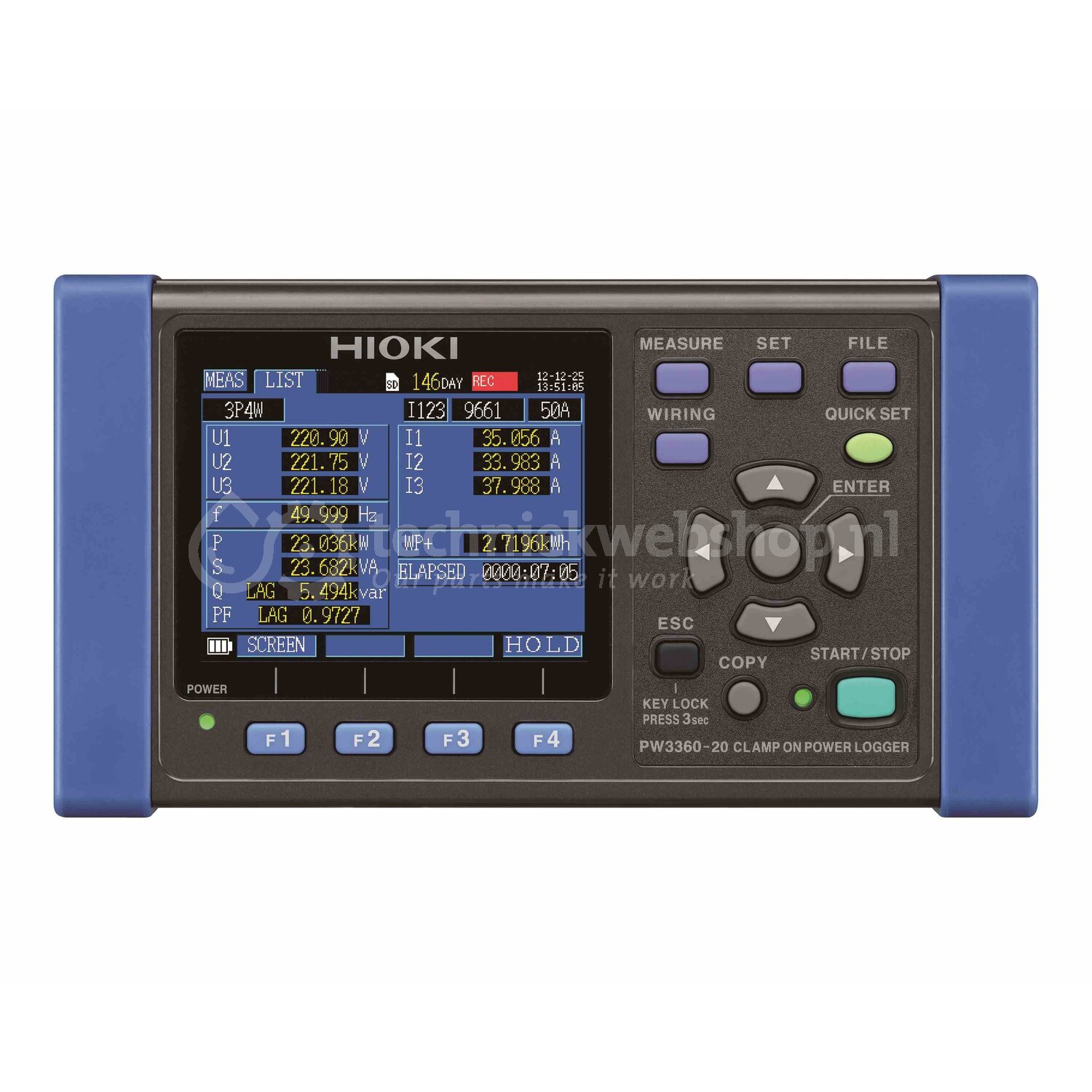 HIOKI (Batenburg Mechatronica) CLAMP ON POWER LOGGER PW3360-21 / CLAMP ...