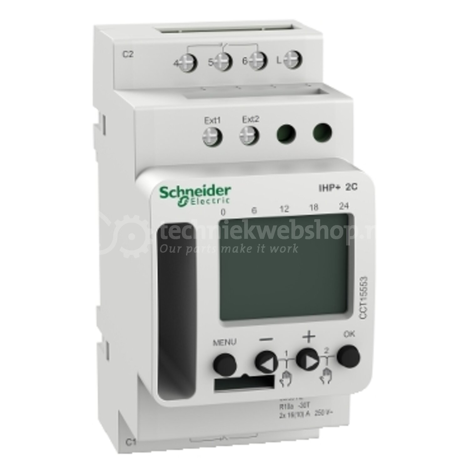 Schneider Electric IHP / Acti 9 + 2C (24h/7d) SMARTw programmable time ...