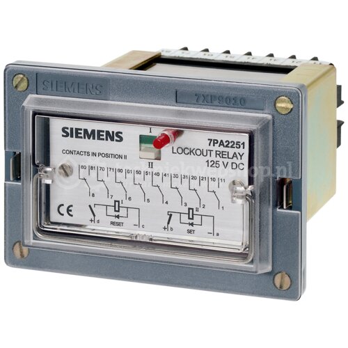 Siemens Industry FAST RELAY / FAST LOCK-OUT RELAY 8 CHANGE OVER ...