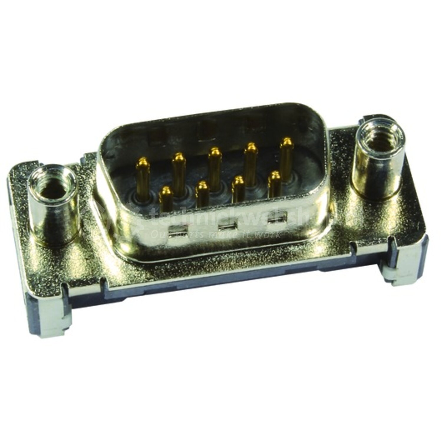Harting 15p STR MA PL3_pin_4-40 / Connector, Reflow soldering ...