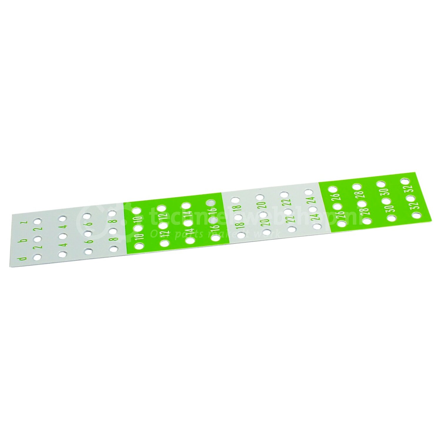 Harting DIN-Power identification strip / Identification strip, for ...