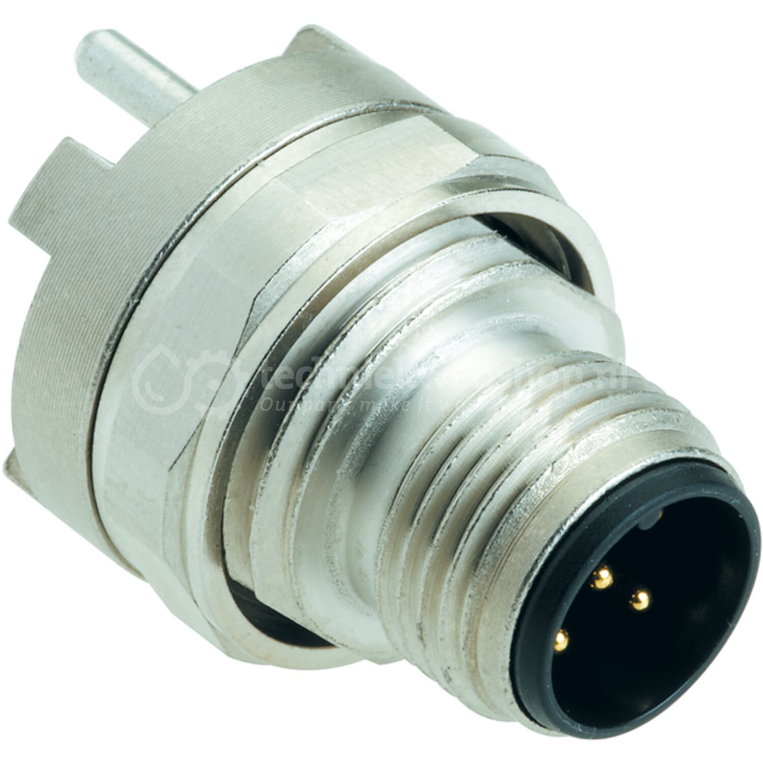 HARTING Connectors, PCB adapter, Straight, for rear mounting, Reflow ...