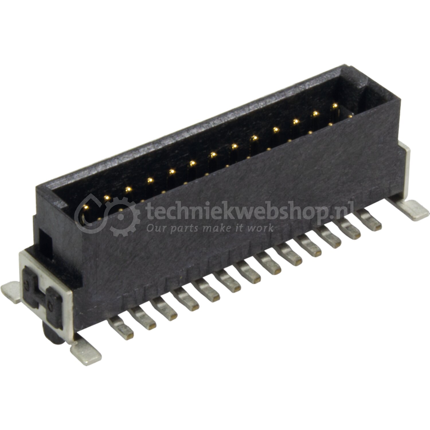 HARTING Connectors, Male connector, Reflow soldering termination (SMT ...