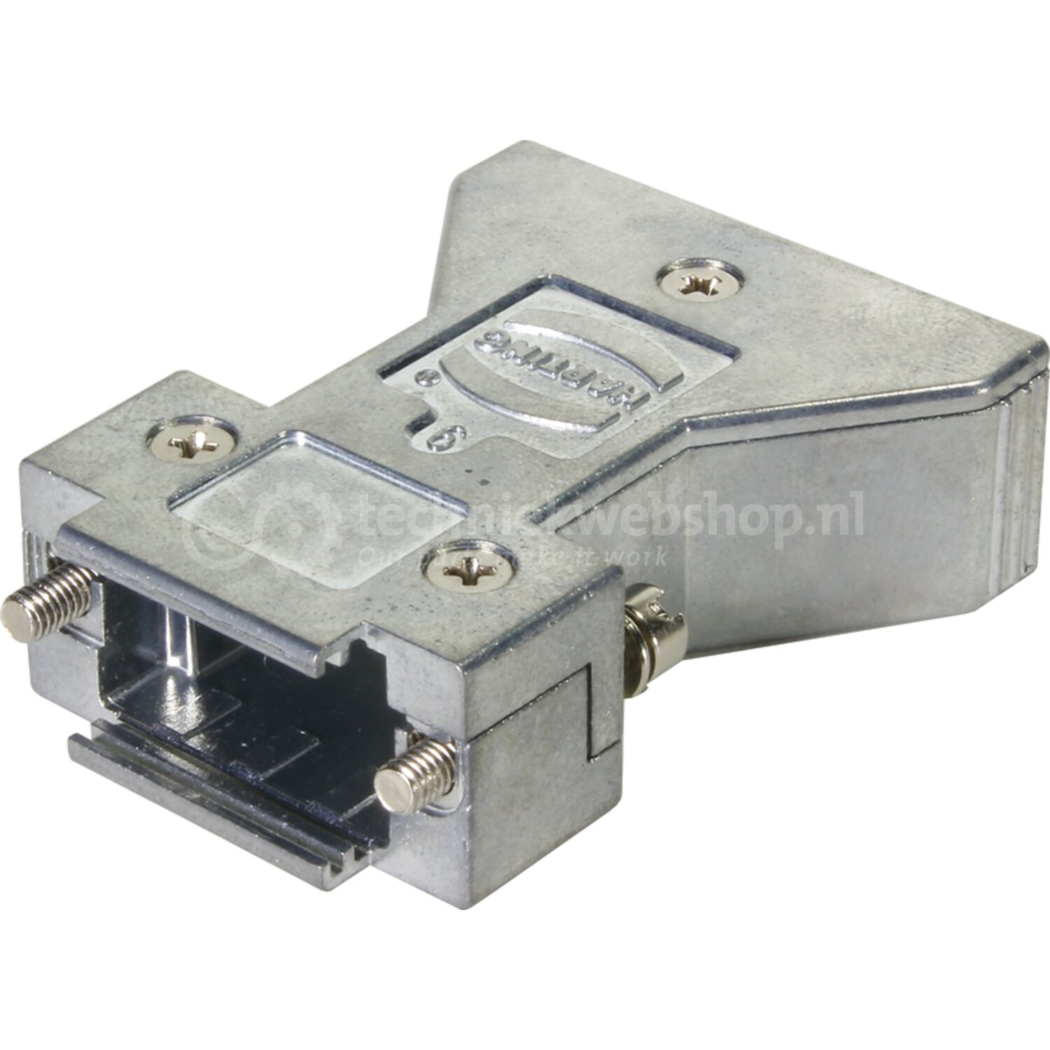 HARTING Shell housing, Without internal earth, Size: D-Sub 1, Hexagonal ...