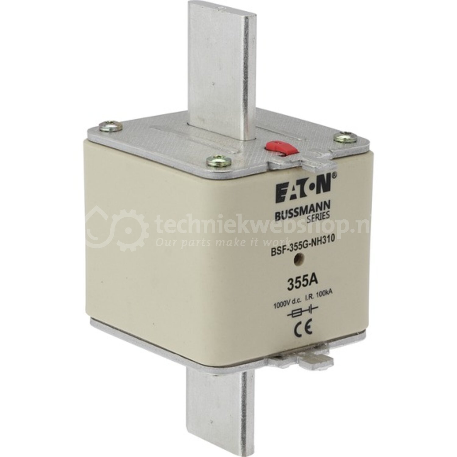 Eaton Bussmann High Speed Battery Storage - FUSE 355A 1000V DC BSF SIZE ...