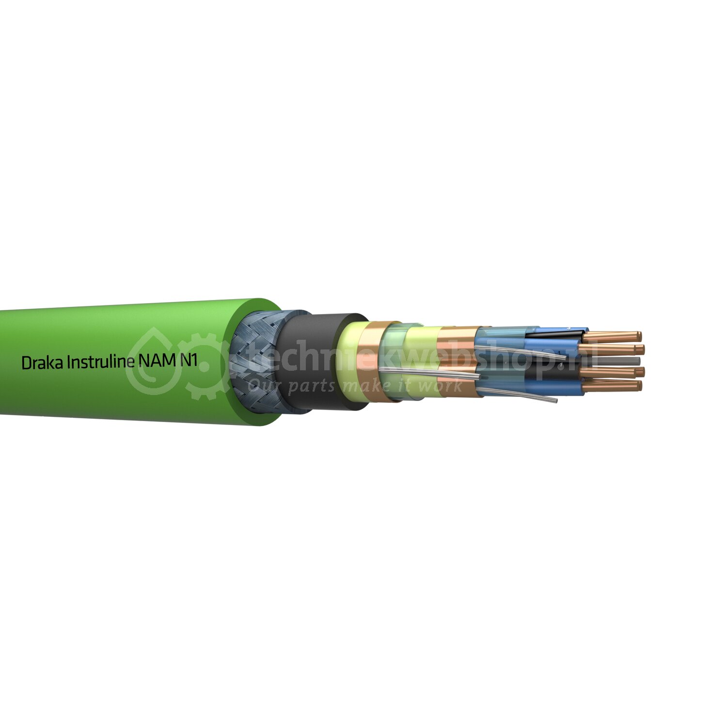 Draka NAM N1 - BS 5308 / /1 (C) N1 XLPE PVC SWB PVC GN# 1X2X1,13 MM ...