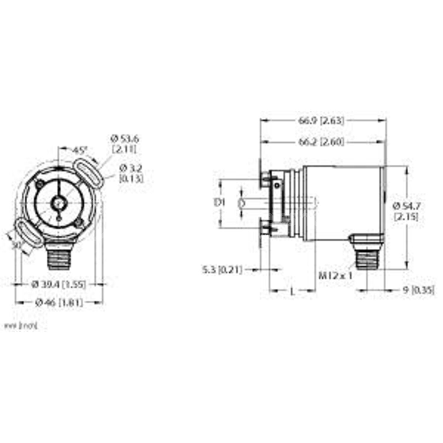 Turck REM-102BA0E-9F32B-H1151 / Absolute encoder - Multiturn ...