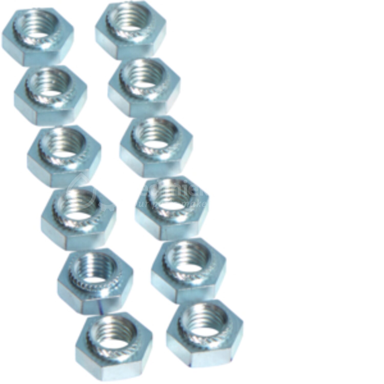 Hager Univers N / Set moeren M8 (12 stuks), Inpersmoer, verkoop per: 1 ...