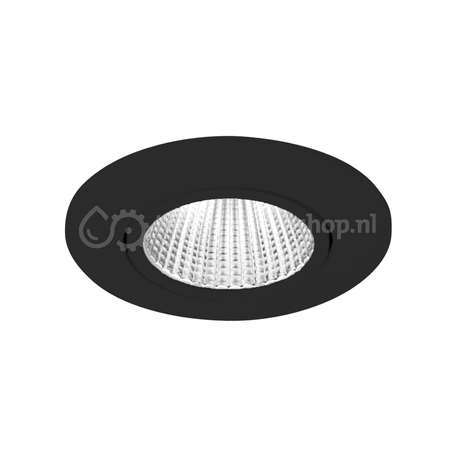 Lumiparts Focus V2 - 8,4W kantelbaar / LED spot rond kantelbaar zwart ...