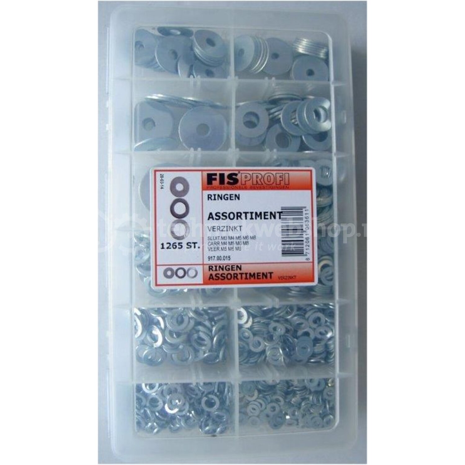 A.S.F. Fischer FIS Profi assortimentsdoos ringen sluit-,veer ...
