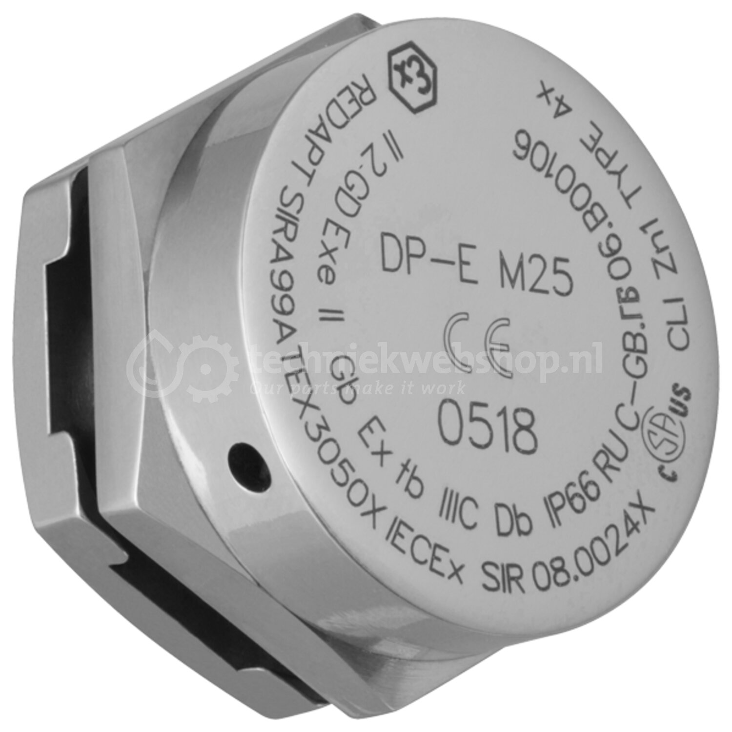 Redapt Breather Drains / ATEX ontluchtingsventiel RVS M20 D1 ...