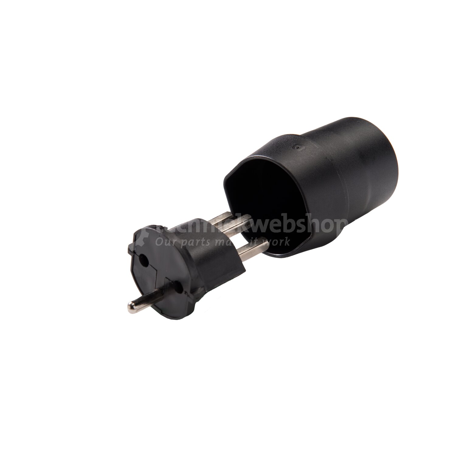 Martin Kaiser Duitse Fix-adapter IPX4 - zwart / MK fix-adapter geaard ...