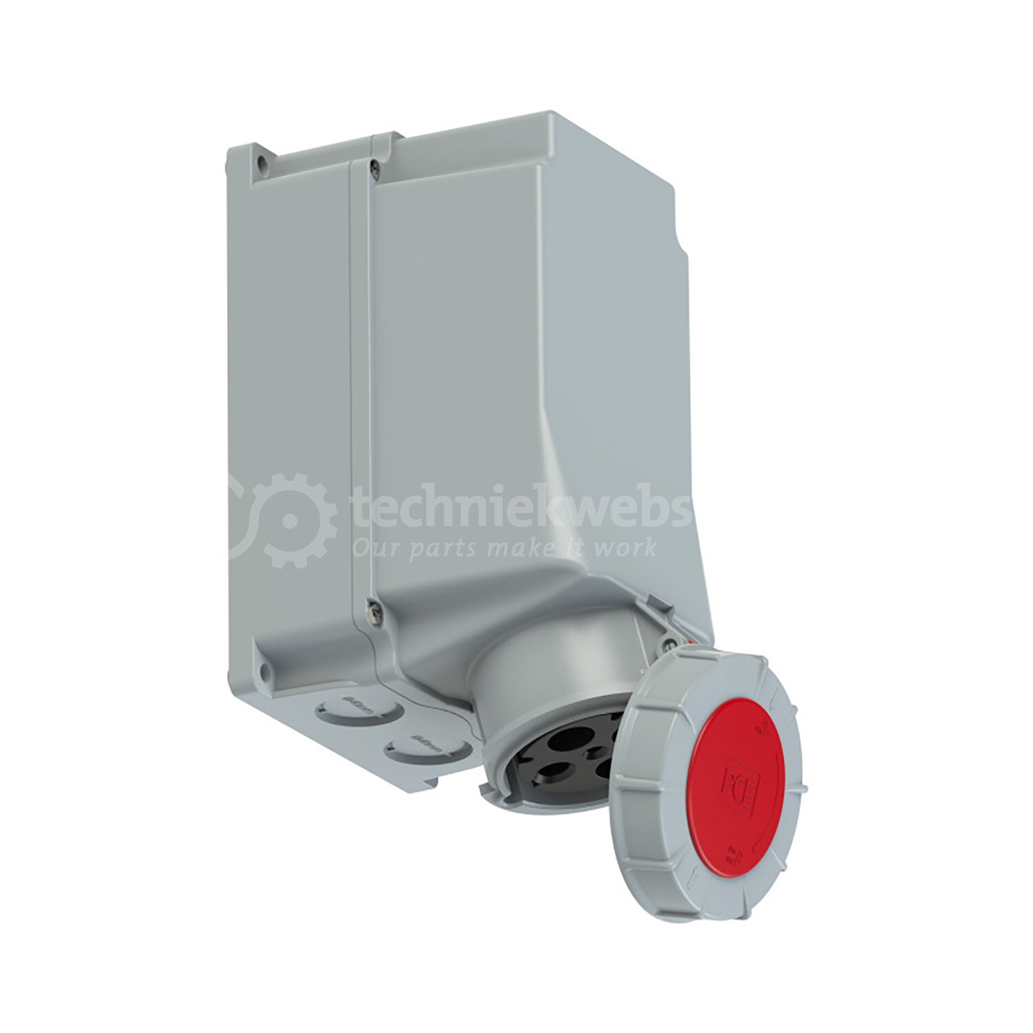 PC Electric wandcontactdoos CEE - 144-6 / CEE opbouw wcd 125A 4p 400V ...