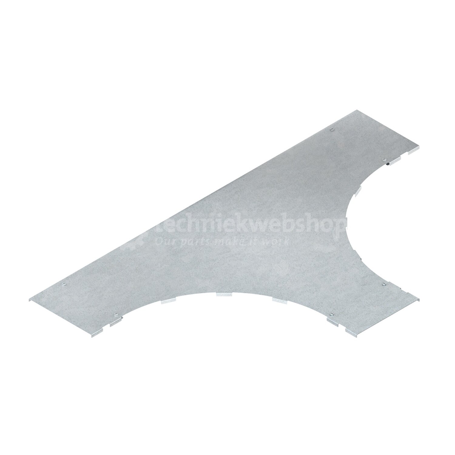 Niedax Kabelladder - KLT / DV 200 DEKSEL T-STUK, verkoop per: 1 x 1 ...
