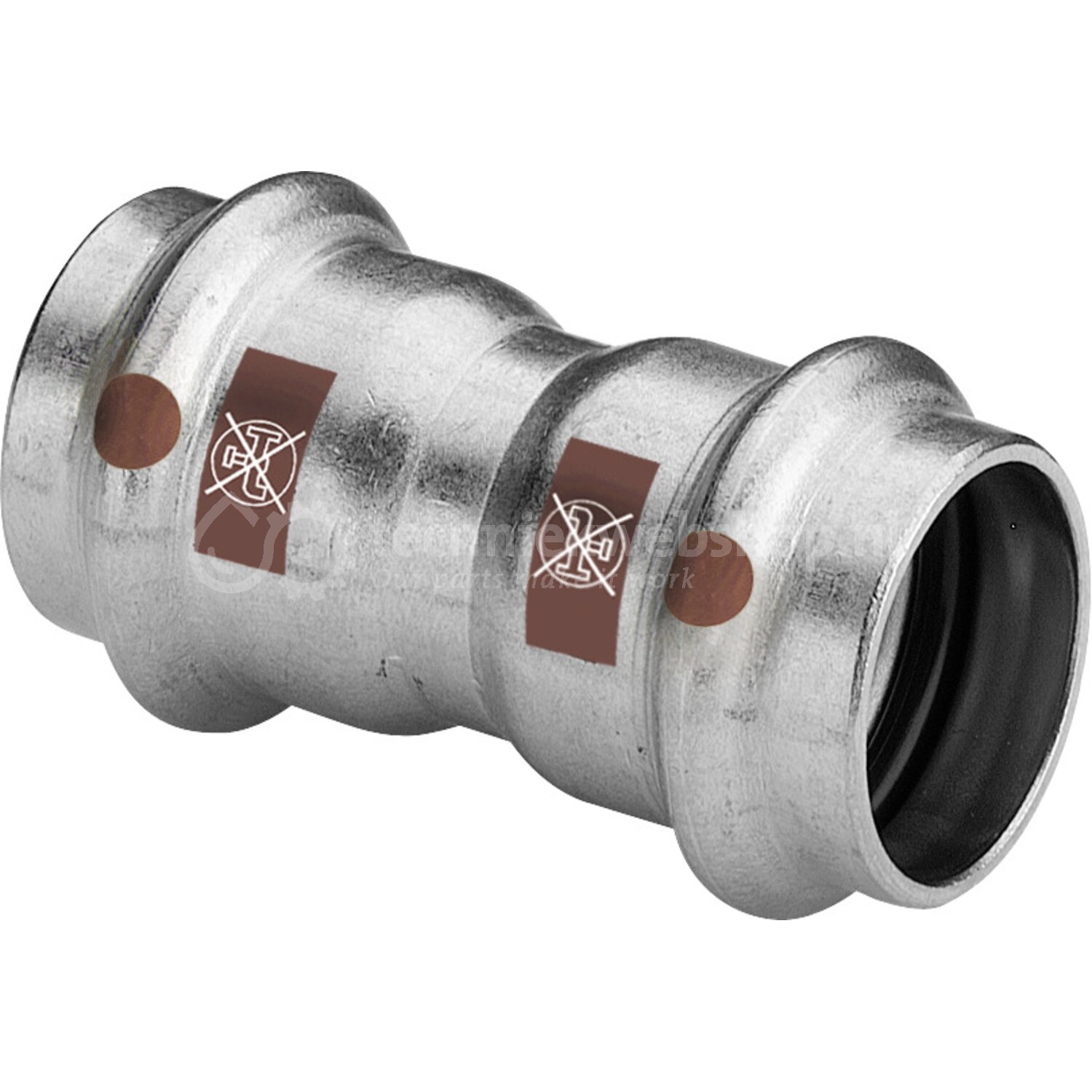 Viega Temponox - 1715 / sok 22 (), Fitting met 2 aansluitingen, verkoop ...