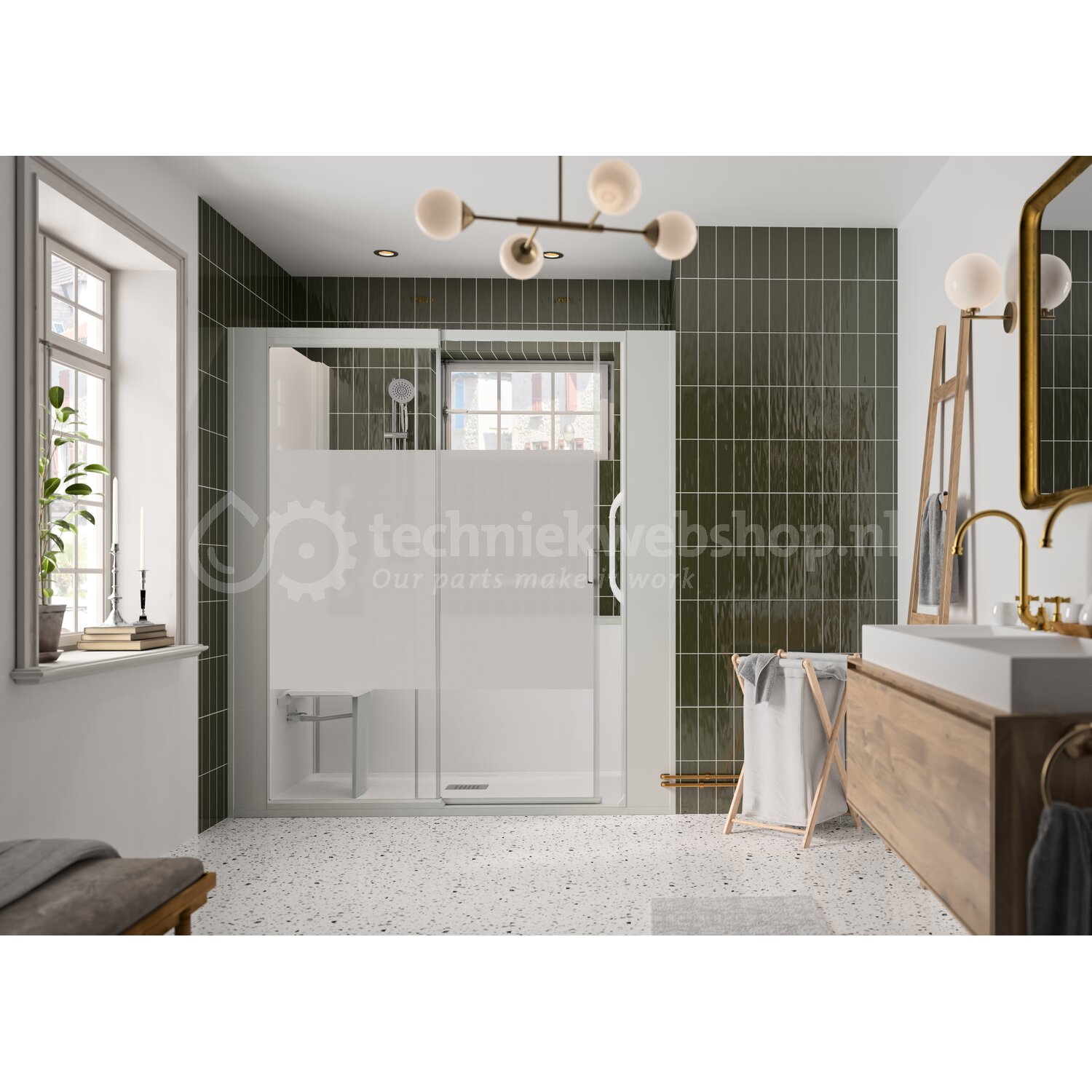 SFA Benelux Kinemagic - Serenite+ / 120X90 NIS SCHUIFDEUR MIX MATGLAS ...