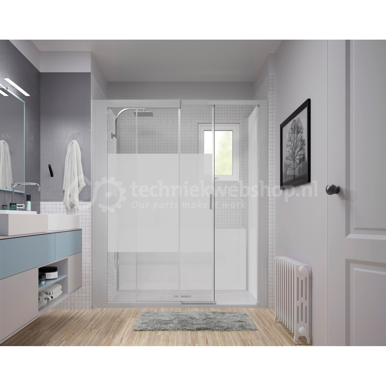 SFA Benelux Kinemagic - Design / 140X80 NIS SCHUIFDEUR MIX MATGLAS ...