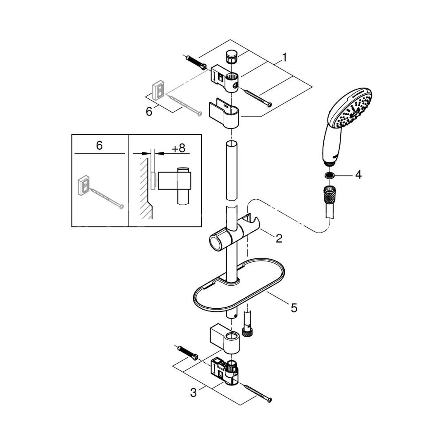 Grohe Nederland Tempesta 110 Doucheset 3 straalsoorten (Rain, Jet ...