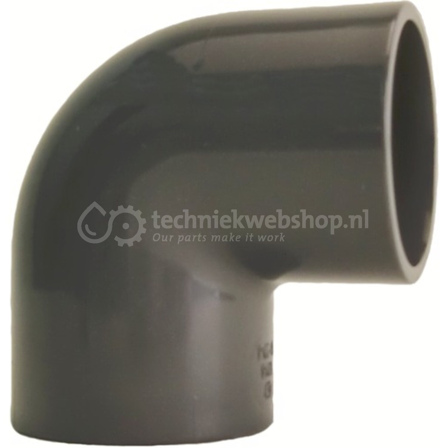 Georg Fischer PVC-U - Lijm fittingen / Knie 90° PN16 d50, verkoop per ...