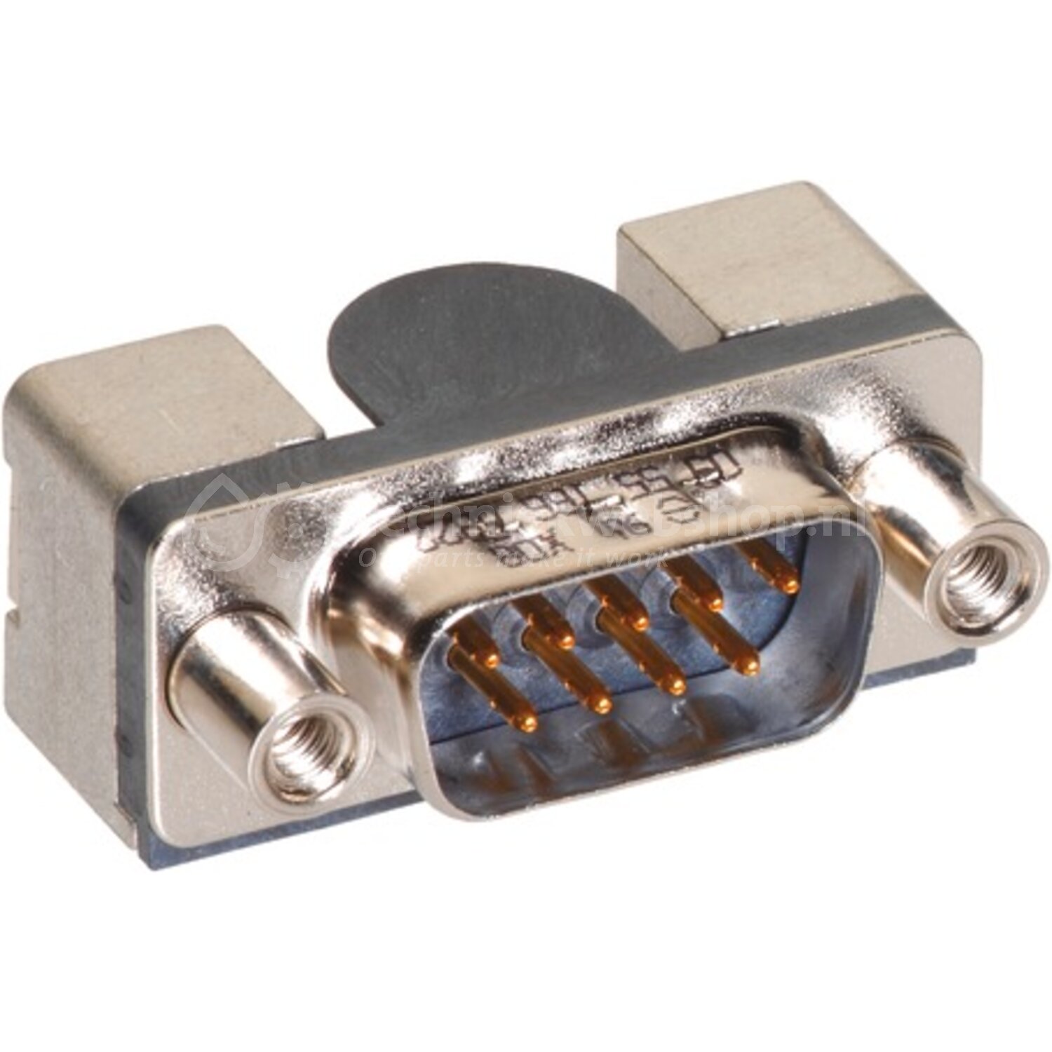 Harting 9p ANG STD M PL2_4-40 nut_Reel_140 / Connector, Reflow ...