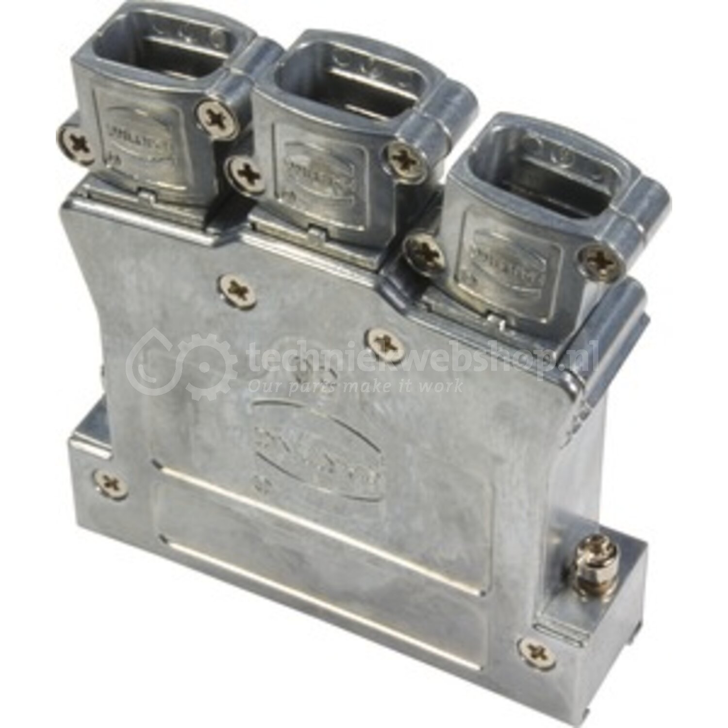 Harting InduCom 50p 3T-entry kn-screw 4-40 / Shell housing, With ...