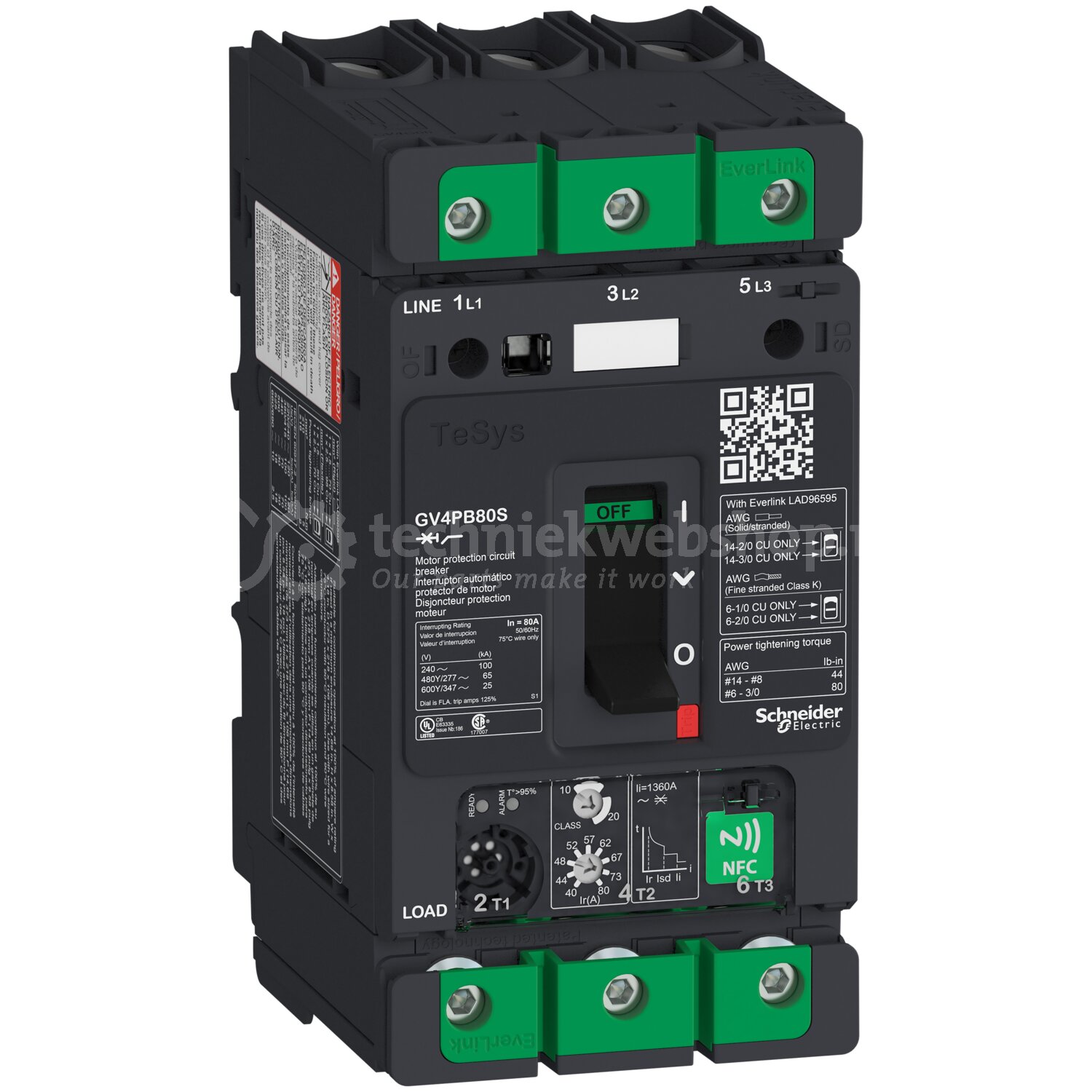Schneider Electric TeSys Deca - frame 4 / Motor circuit breaker, TeSys ...