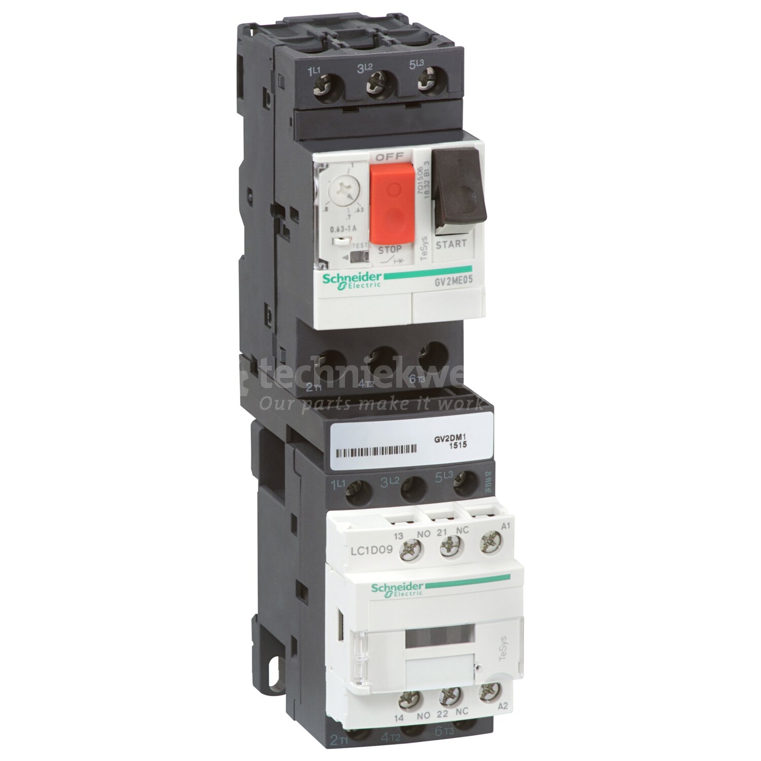 Schneider Electric TeSys - MotorstarterMotorstarter combinatie ...