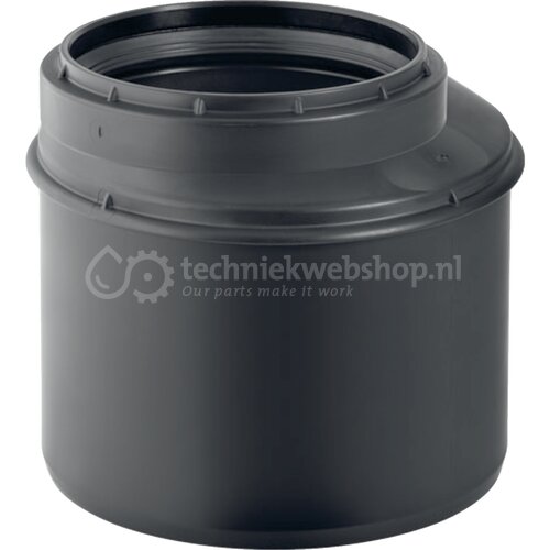 Geberit Silent-PP - Afvoer / verloop excentrisch kort d=110mm d1=90mm ...
