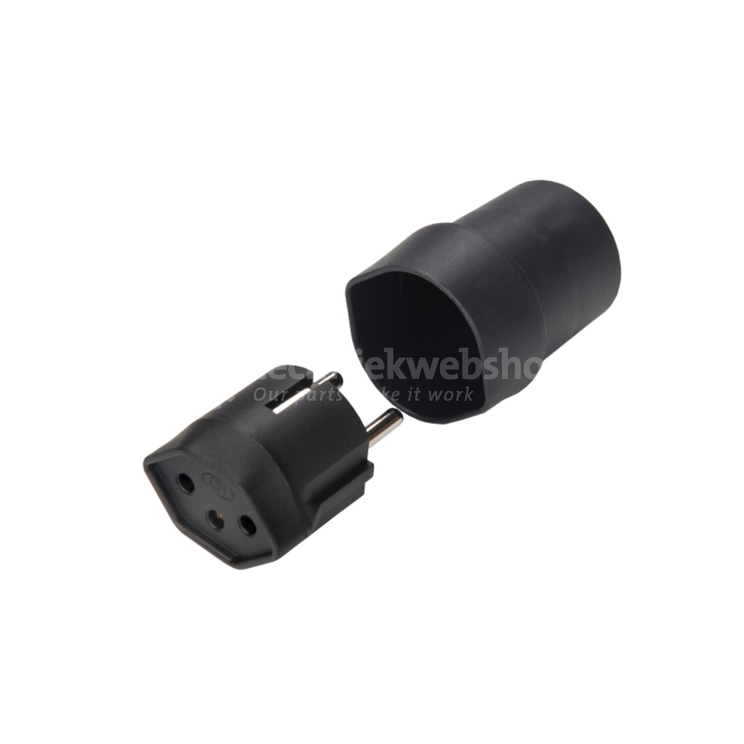 Martin Kaiser Fix-Adapter Swiss - zwart / MK fix-adapter geaard CH/NL ...