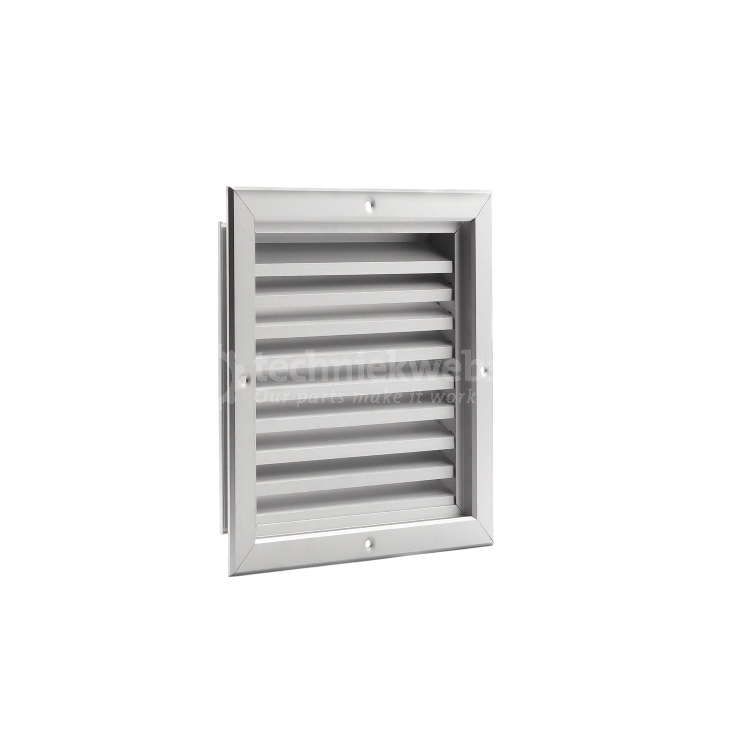 Nedco Kunststoffen Aluminium gevelroosters - met vaste lamellen / ALU ...