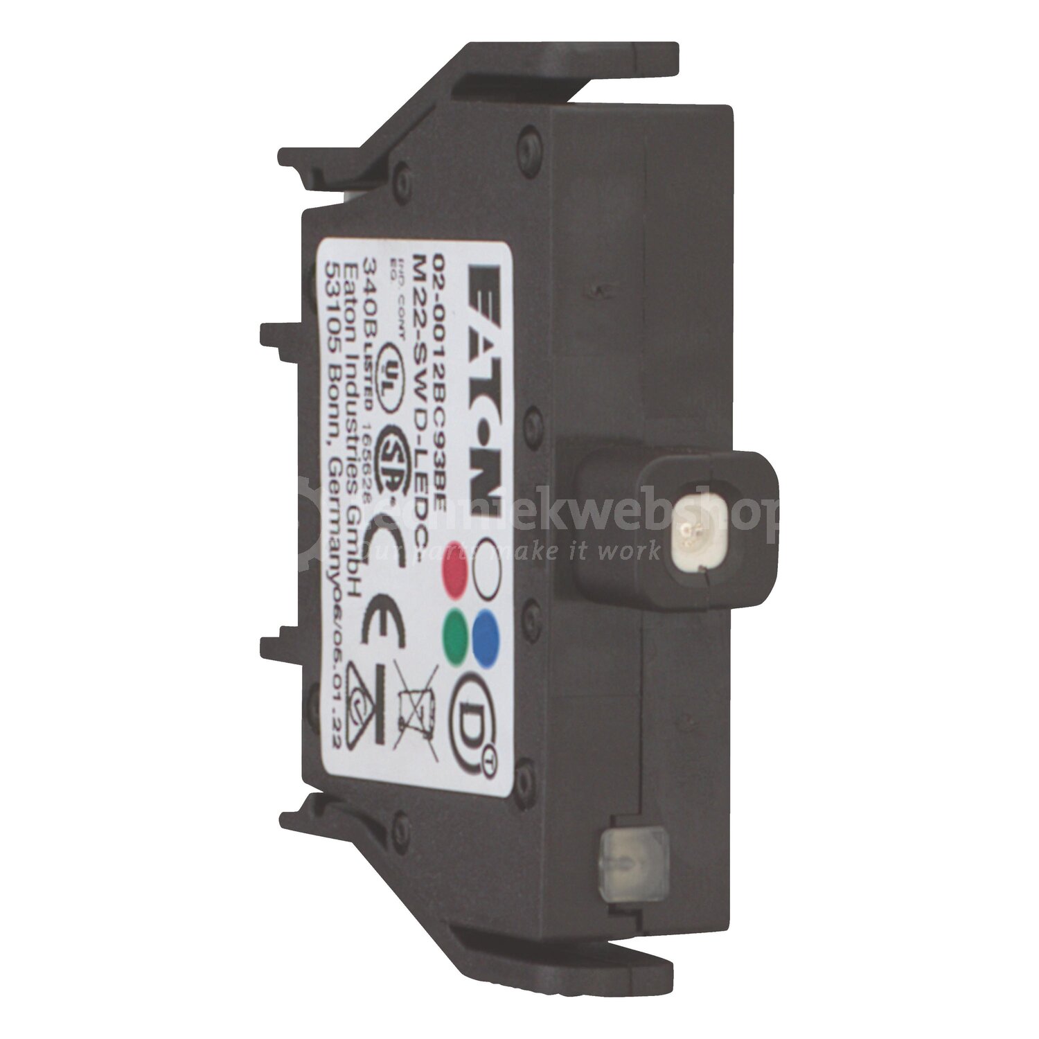 Eaton RMQ M22 - M22-SWD-LEDC-R / SmartWire LED, rood, bodemmontage ...