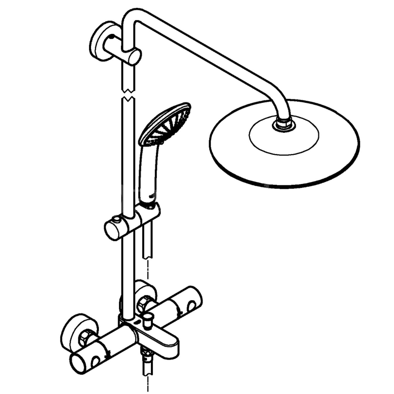 Grohe Nederland Euphoria douchesysteem / Euphoria systeem 260 ...