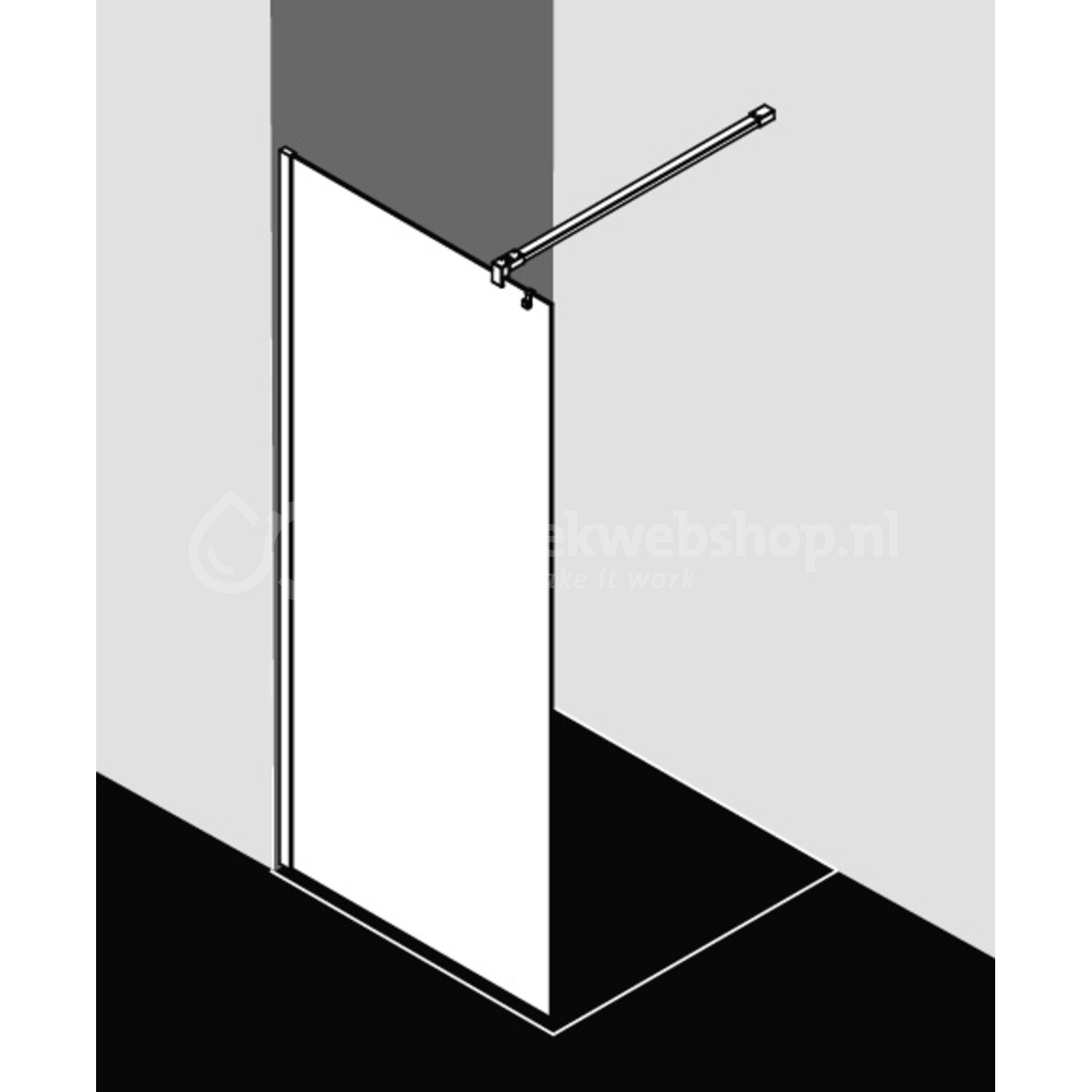 Kermi WALK-IN XB - XB WIA / WIA 1200x 2000 1180-1200 WES ESG STR4 CLE ...