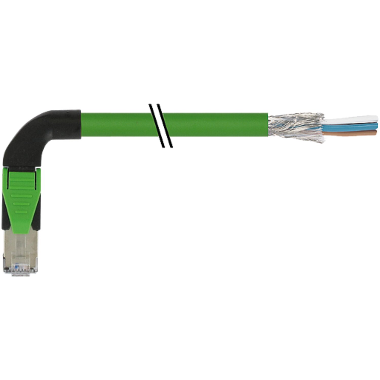 Murrelektronik Data Connectors - Ethernet RJ45 4-pole / RJ45 male 90 ...
