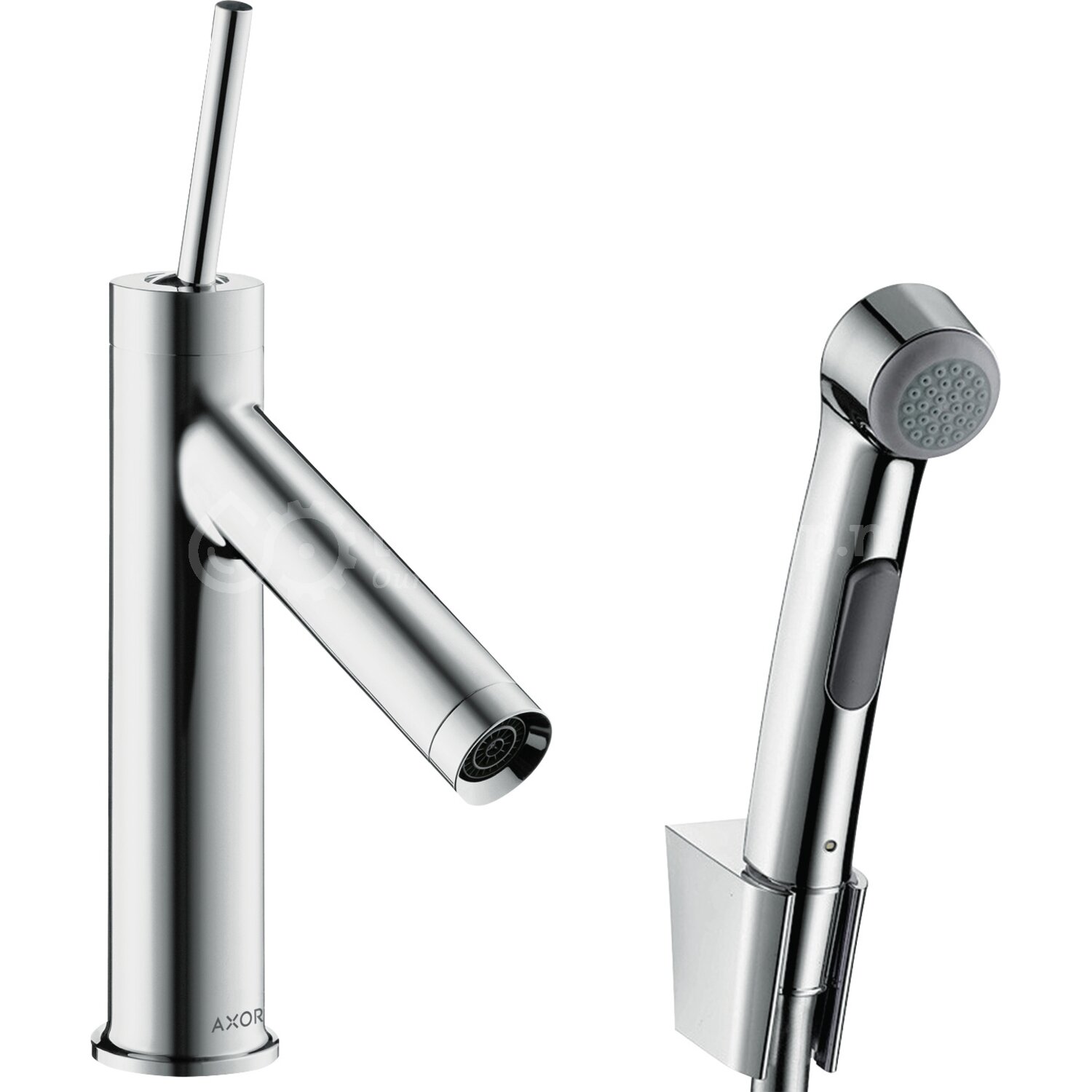 Hansgrohe AXOR Starck - 10300XXX / AX Starck 1-gr wtm 90 bidet handd en ...