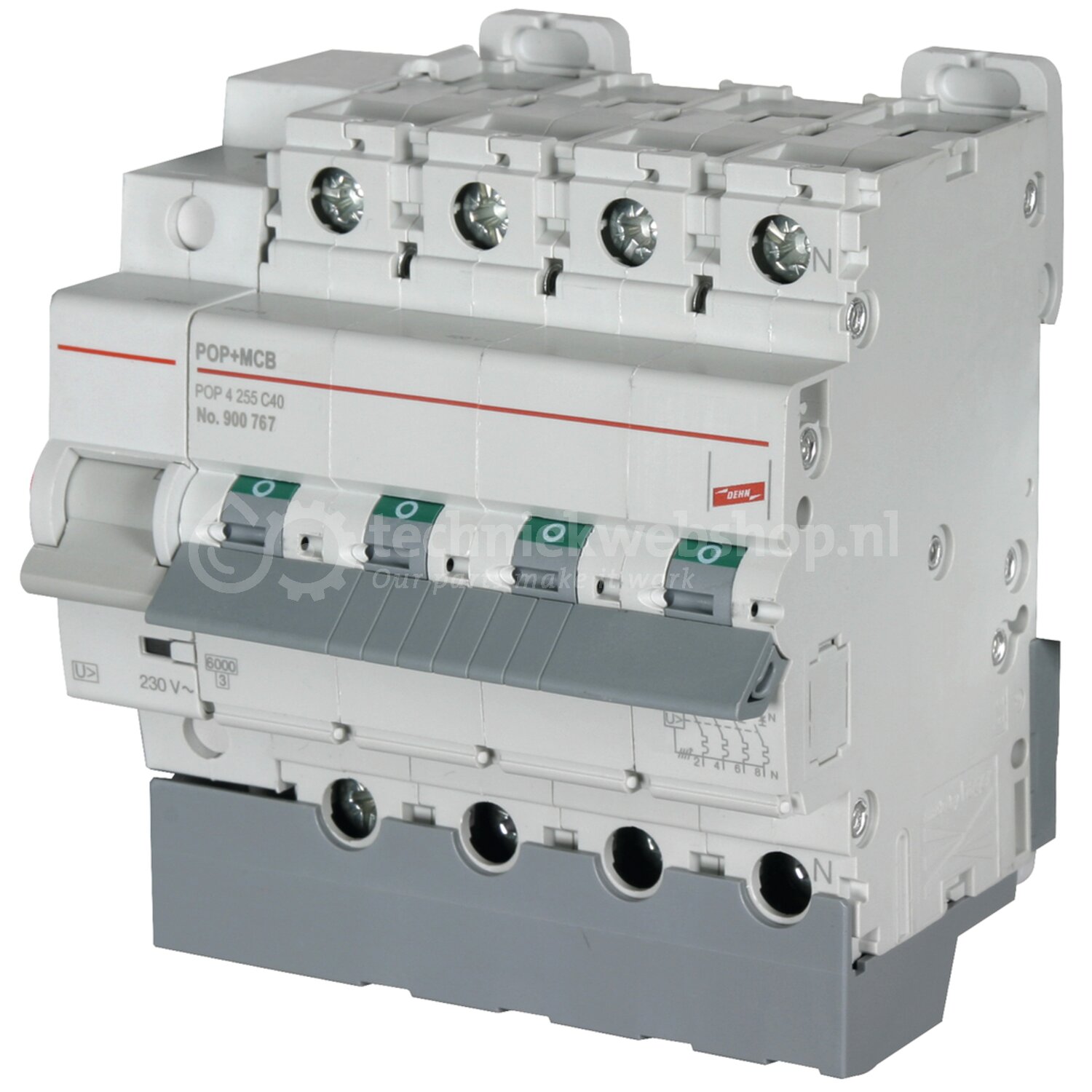 Dehn Nederland POP 4 255 C40 / Surge protective devices for circuit ...