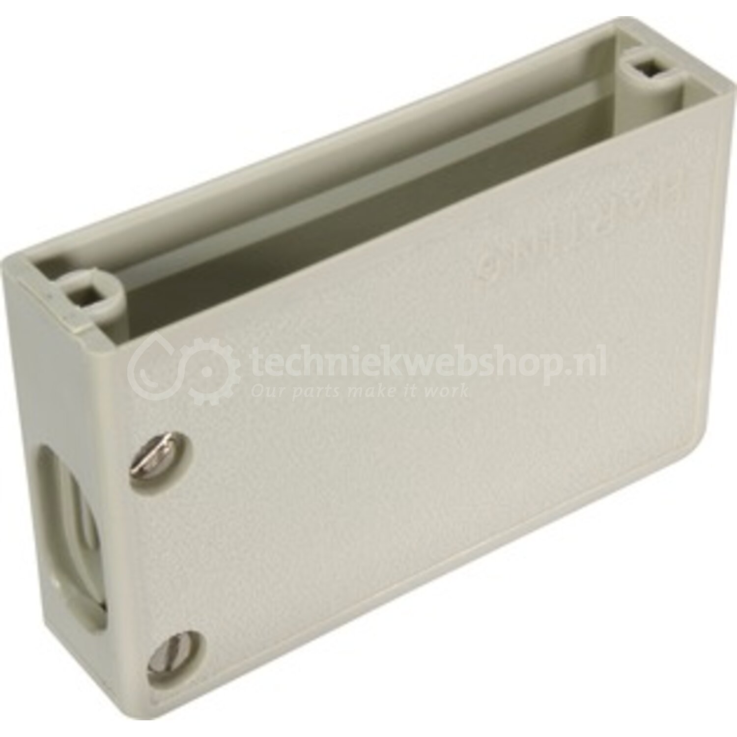 Harting DSUB PLAST-HOOD 15P SIDCE / Shell housing, Size: D-Sub 2 ...