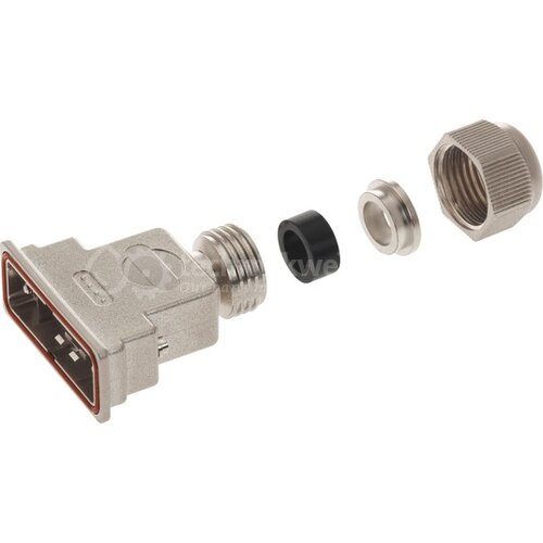 Harting DSUB IP 67 Top entry met.plas.hood / Shell housing, With ...