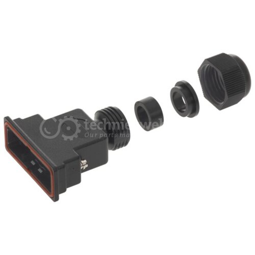 Harting D SUB IP 67 Top entry plastic hood / Shell housing, With ...