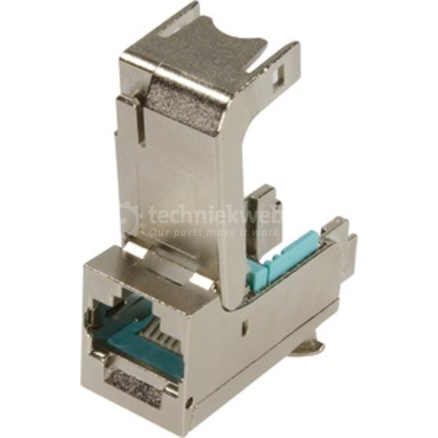 Harting preLink RJ45 Keystone module angled / Connectors, Female module ...