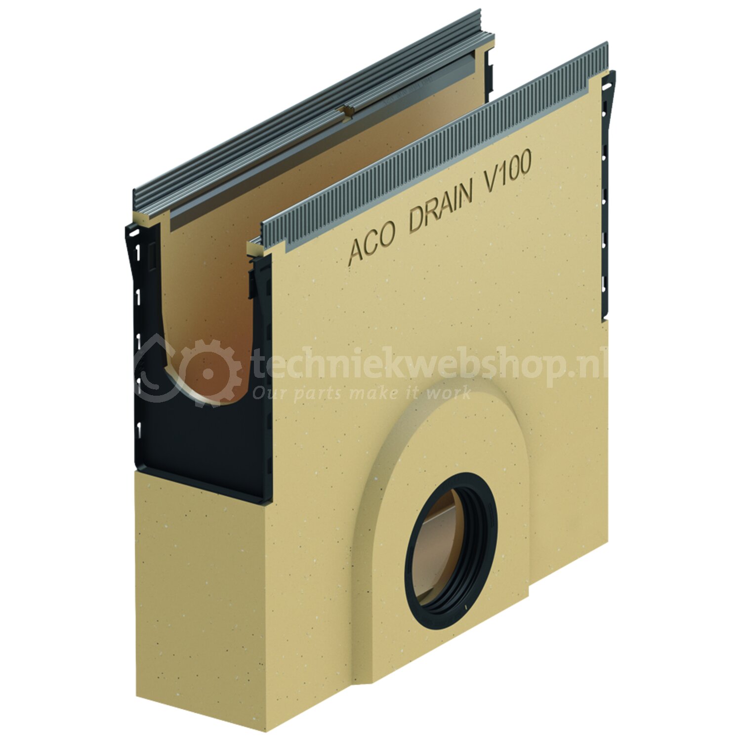 ACO Multiline Sealin - V100S / Sealin vuilvanger L=500mm H=460mm ...