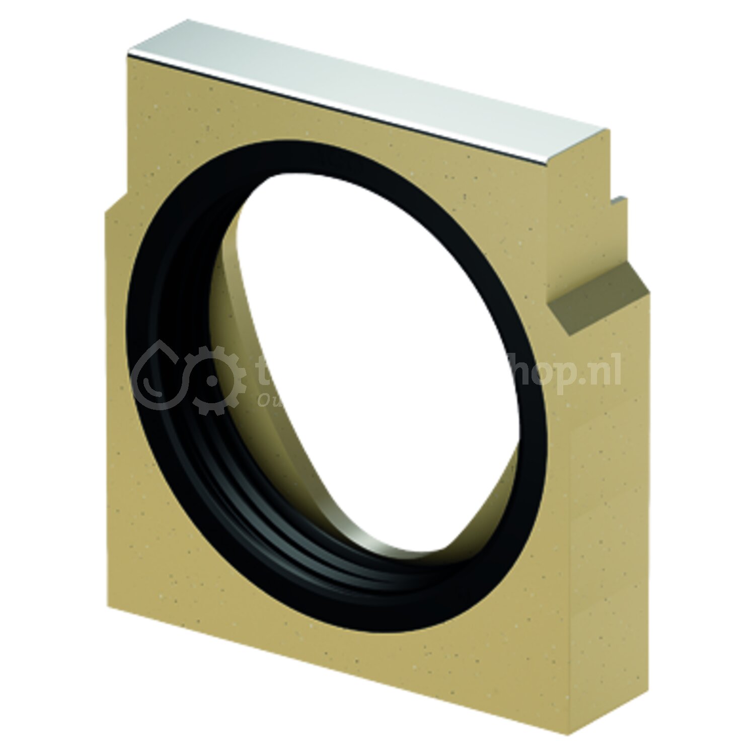 ACO Multiline Sealin - V150S / Sealin 20 Eindplaat Ø160mm verzst L=40mm ...