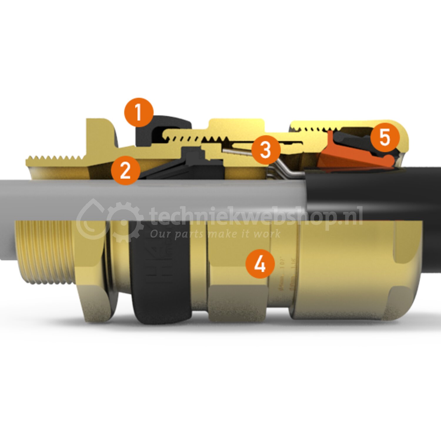Hawke International 501/453/UNIVERSAL - Diafragma Seal, Messing, NPT ...
