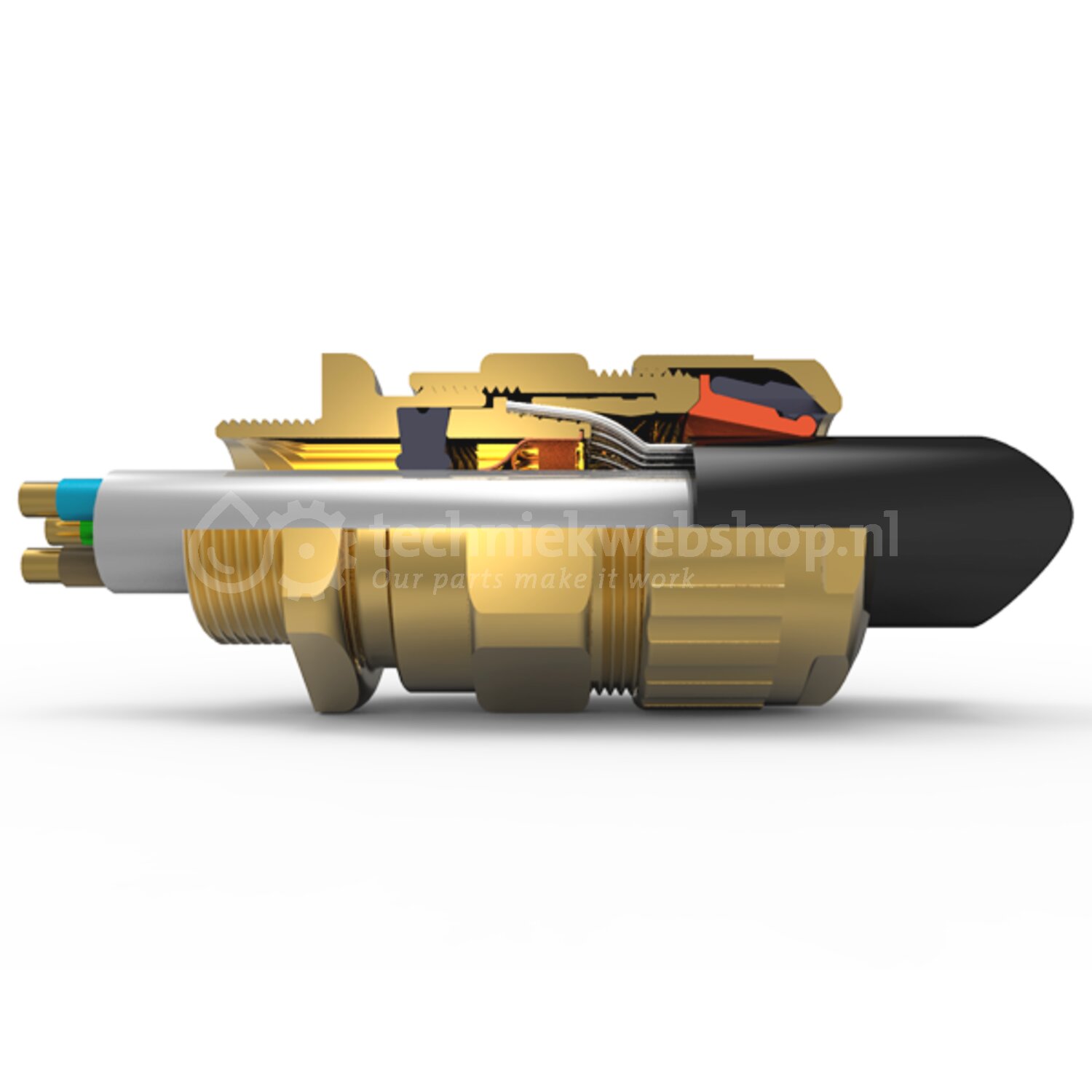 Hawke International 501/453/RAC/L - Loodmantel, RVS, metrisch / Wartel ...