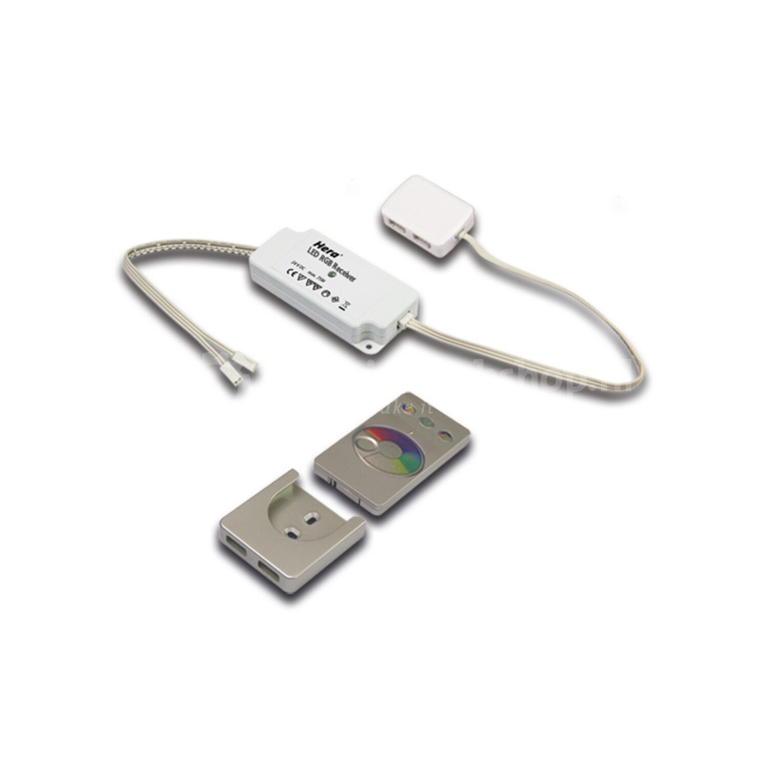 Hera Accessories - RGB controller radio 75W incl. remo / 24V RGB ...