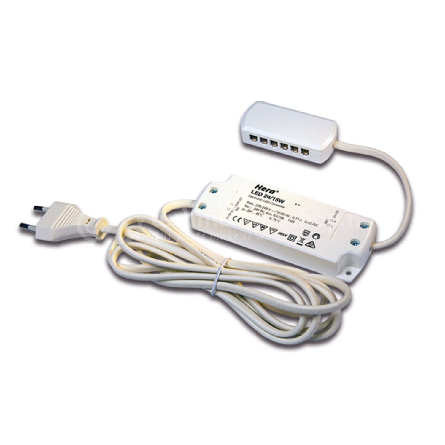 Hera Accessories - transf. LED 24/15W, Euro plug, 12-w / LED ...