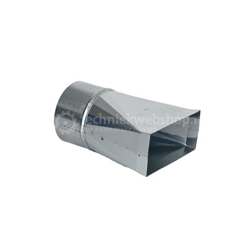 Instort - Verloopstuk / 80 x 170mm. - Ø 150mm., Verloop luchtkanaal ...