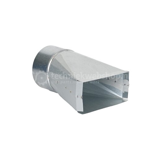 Instort - Verloopstuk / 80 x 220mm. - Ø 150mm. excentrisch, Verloop ...